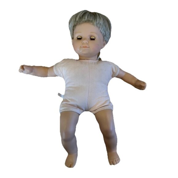 Pleasant Co Boy Bitty Baby Twin American Girl Doll Blue Eyes Blonde Hair CUT - Picture 1 of 10